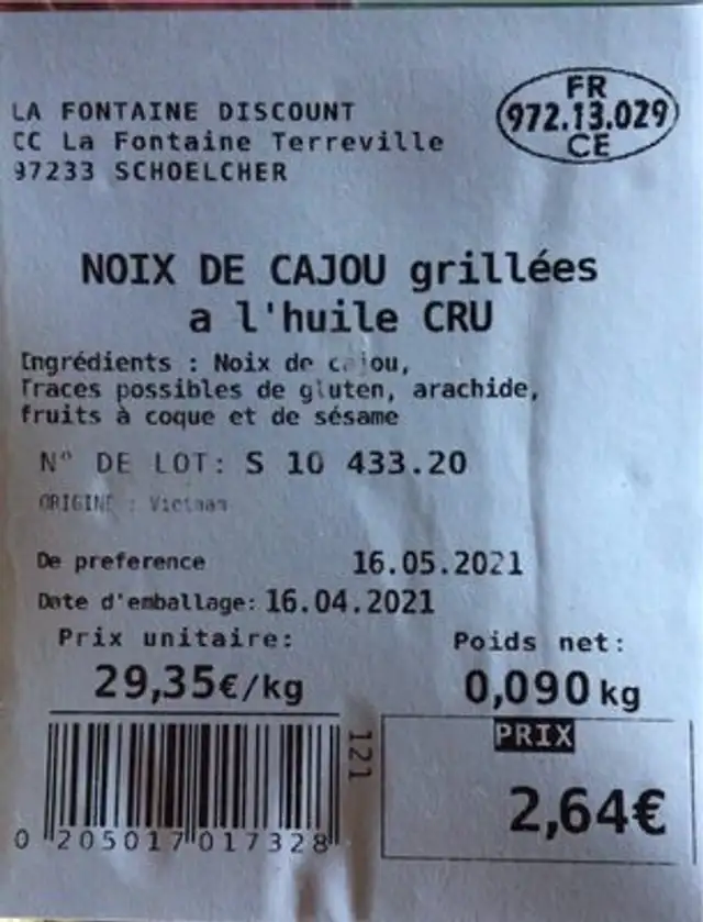 Noix de cajou