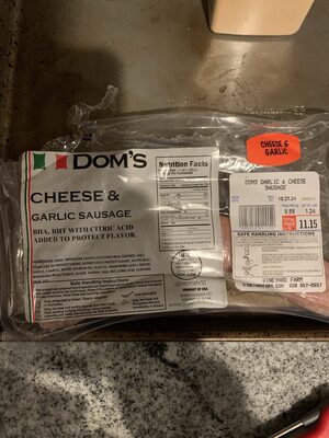 Cheese And garlic sausage