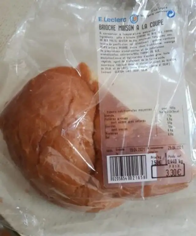 Brioche maison à la coupe