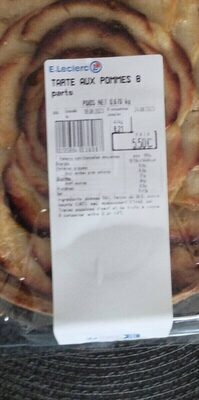 Tarte aux pommes front packaging