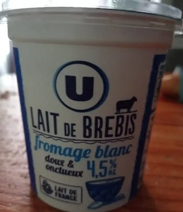 Fromage blanc au lait de brebis