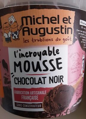 L'incroyable mousse chocolat noir front packaging