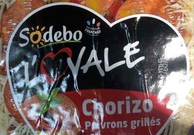 L’ovale pizza chorizo poivrons grillés front packaging