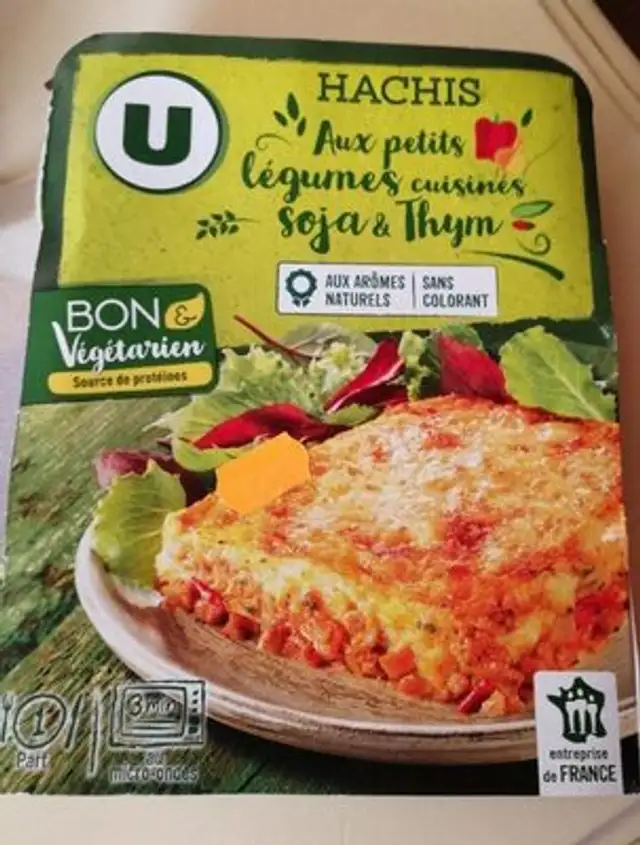 Hachis aux petits légumes soja & thym