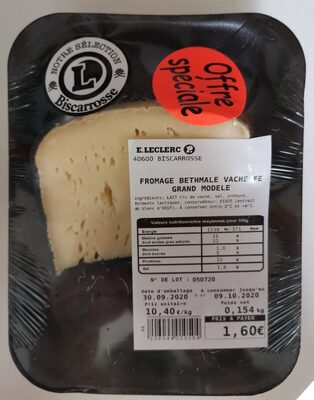 Fromage BETHMALE vache