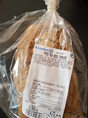 Pain aux noix tranche front packaging