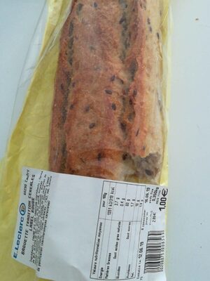 Baguette tradition céréales label rouge front packaging