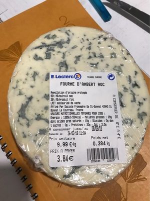 Fourbe d’ambert front packaging