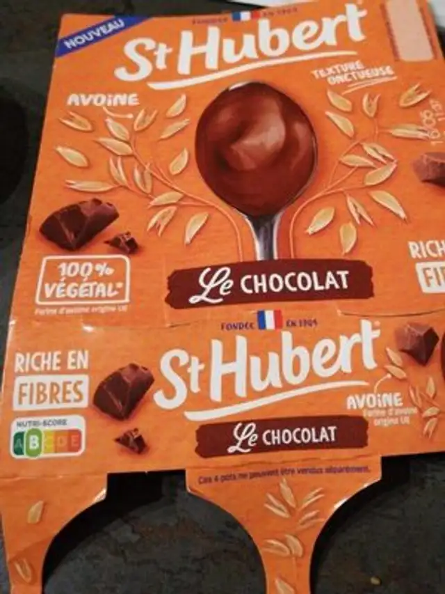 Yaourt chocolat avoine