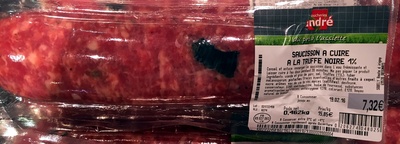 saucisson à cuire à la truffe noire