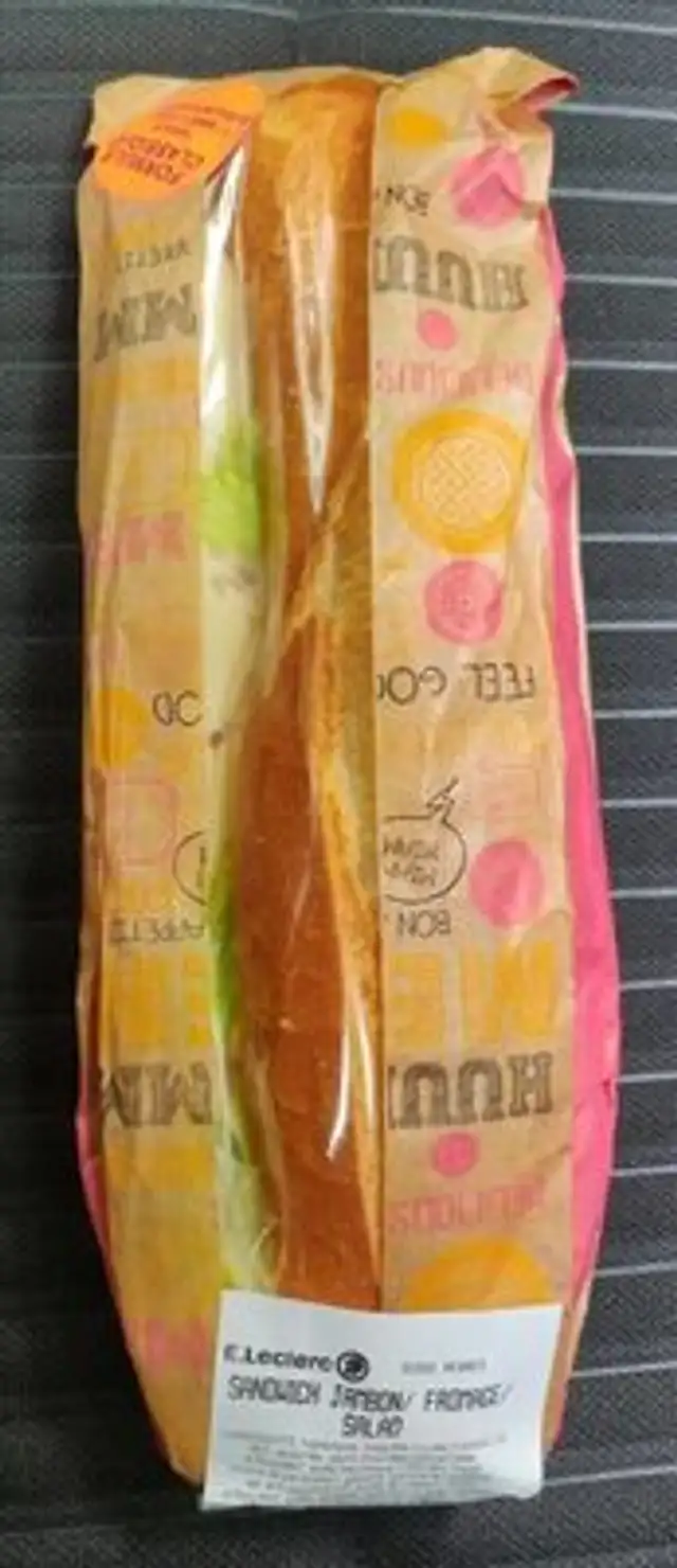 Sandwich Jambon/Fromage/Salade