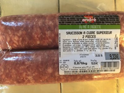 Saucisson à cuire superieur