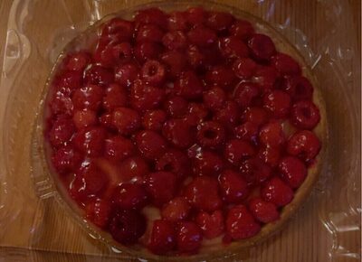 Tarte aux framboises front packaging