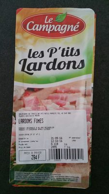 Les P'tits Lardons front packaging