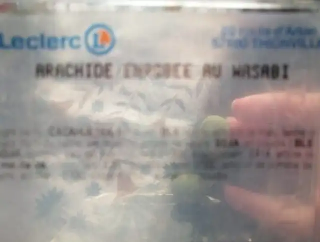 Arachide enrobée au wasabi