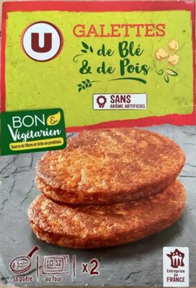Galettes de blé et de poids