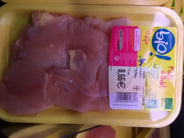 Filets de poulet Bio front packaging