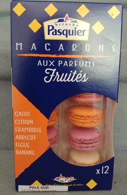 Macarons aux parfums fruités