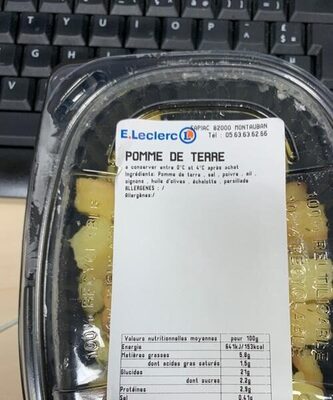 Pommes de terre cuite