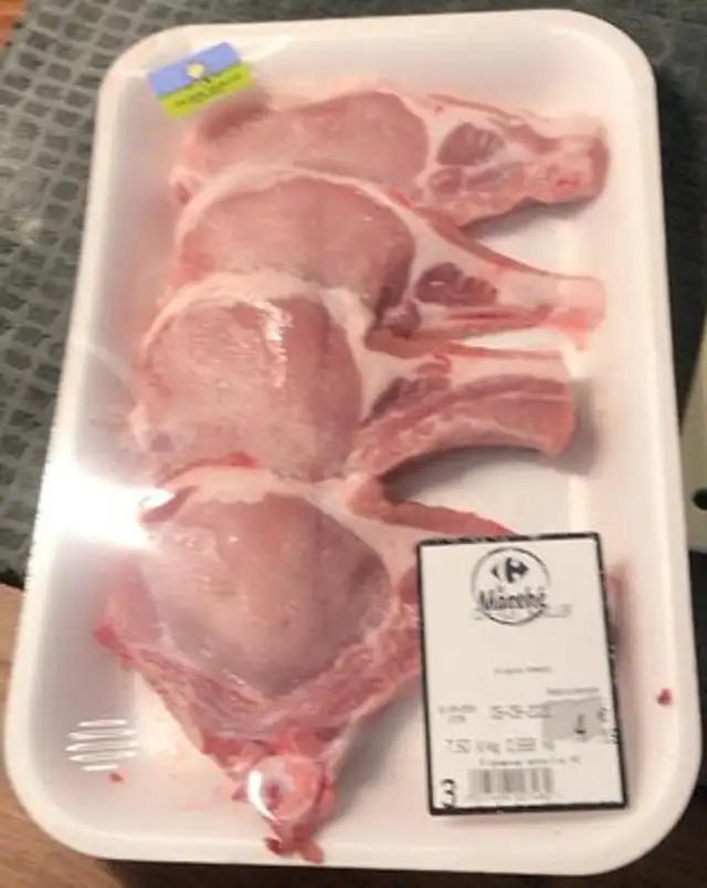 Porc cote filet a griller