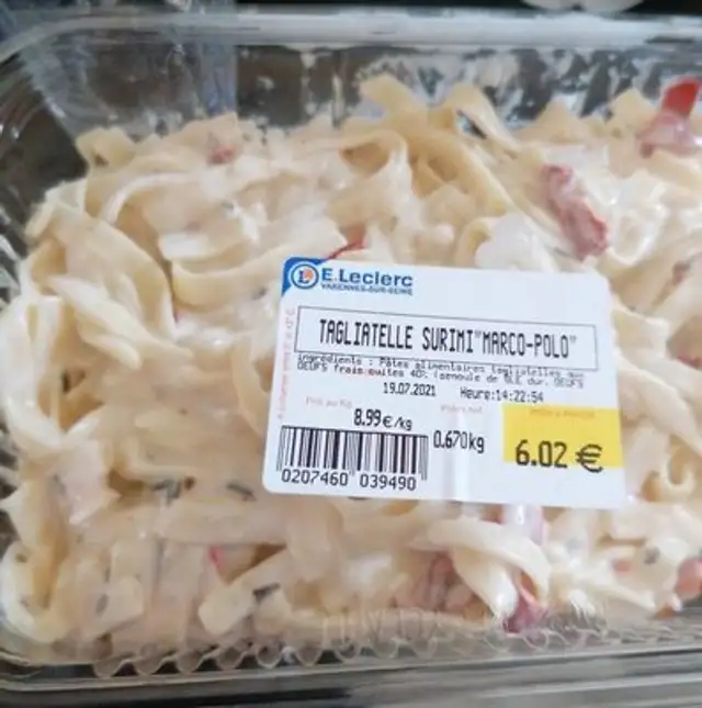 Tagliatelle surimi marco polo