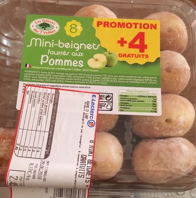 Mini-beignets fourrés aux pommes