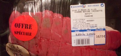 Viande bovine caissette roti