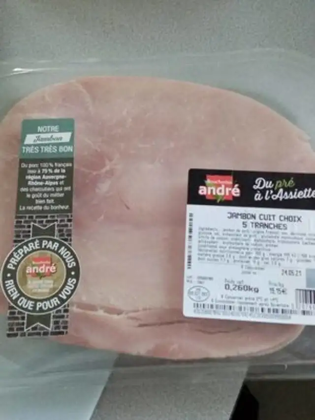 Jambon cuit choix