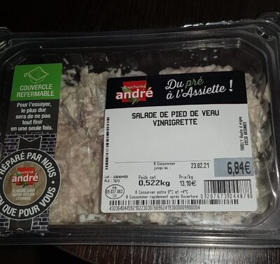 Salade de pied de veau vinaigrette