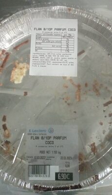 Flan 8/10 parts parfum coco