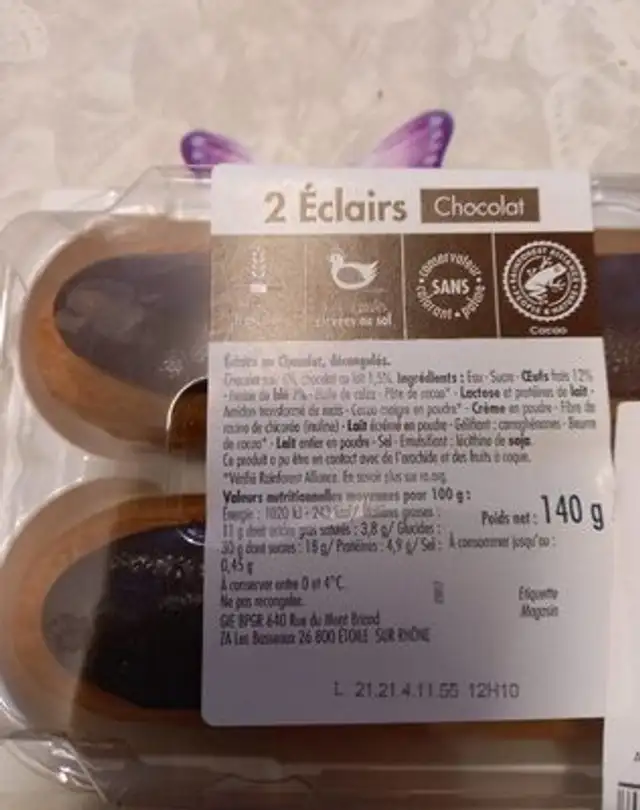 Éclaires chocolat