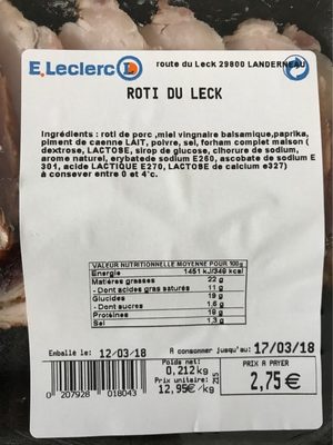 Roti du leck