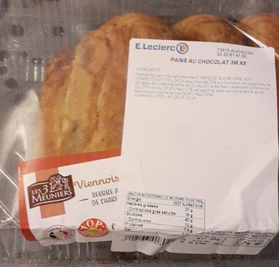 Pain au chocolat front packaging