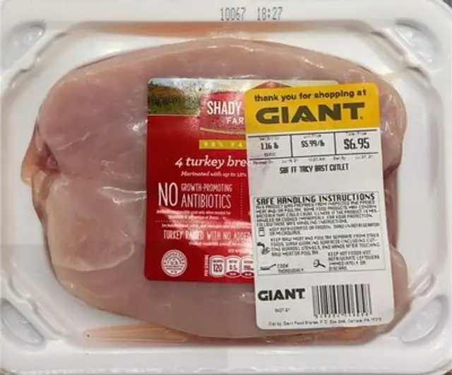 Turkey breast cutlets