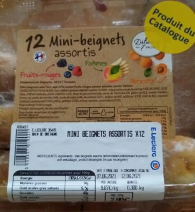 Mini beignets assortis