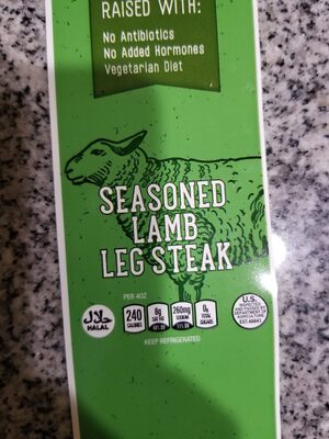 Seasoned Lamb Leg Steak