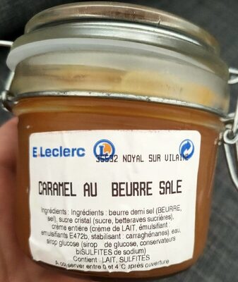 Caramel beurre salé front packaging