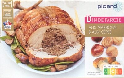 Dinde farcie aux marrons & aux cèpes