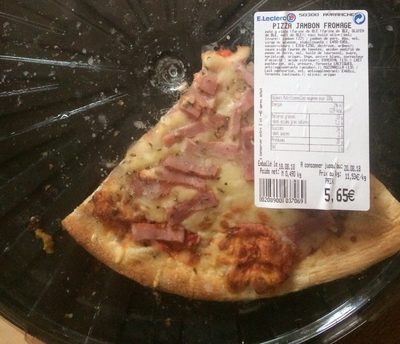 Pizza jambon fromage
