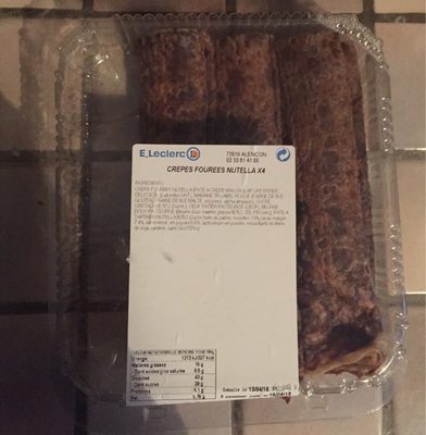 Crêpes Fourrées Nutella *4