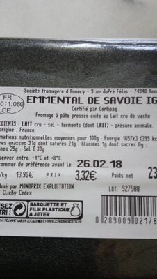 Emmental de savoie