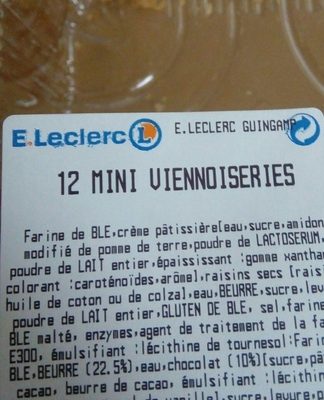 12 mini viennoiseries front packaging