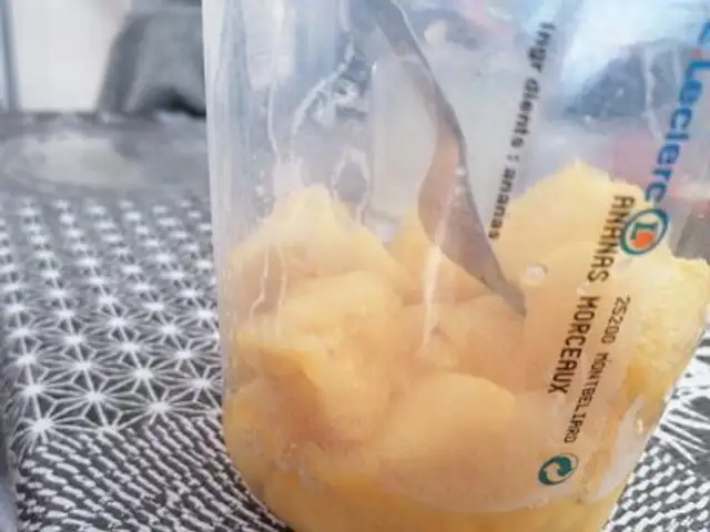Ananas morceaux nutrition facts table