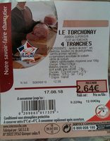 Jambon supérieur cuit au torchon