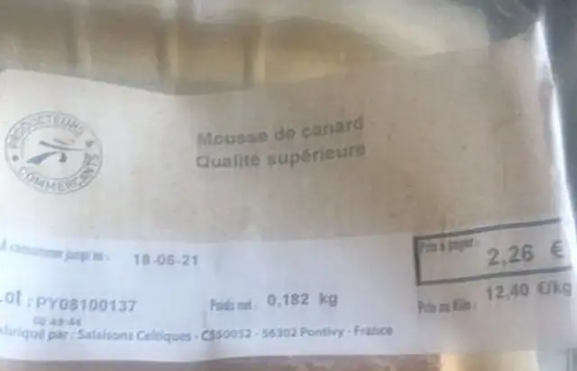 Mousse de canard