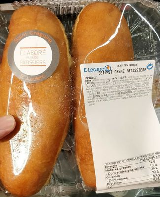 Beignet crème pâtissière