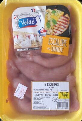 Escalope de dinde