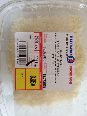 Bella Lodi 16/18 mois d'affinage