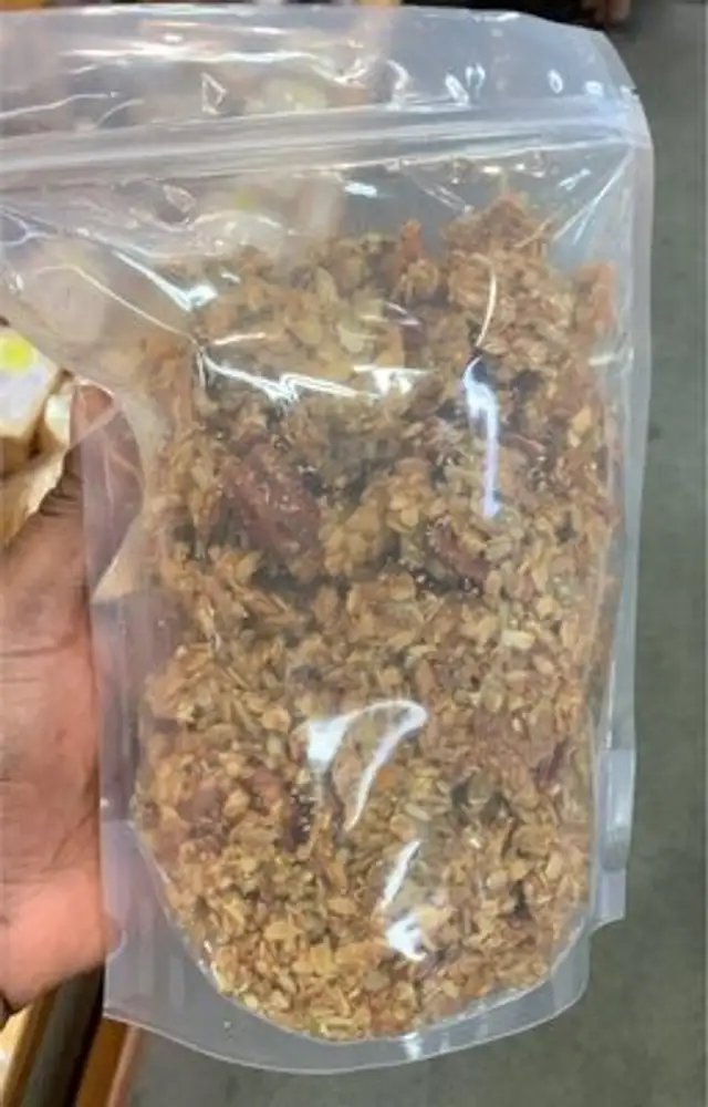 Pecan and maple granola