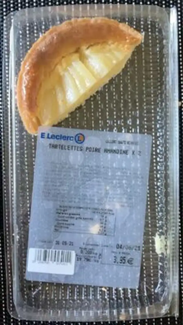 Tartelettes poire amandine